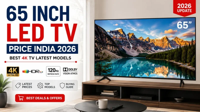 65 Inch LED TV Price India 2026: Best 4K TV Latest Models