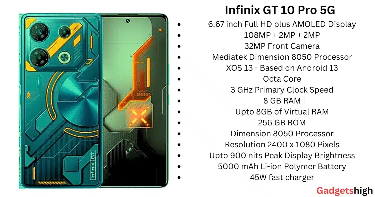 Infinix GT 10 Pro