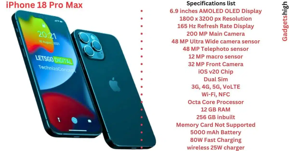 Buy iPhone 18 Pro Max—Best Price and Specs | Gadgets High