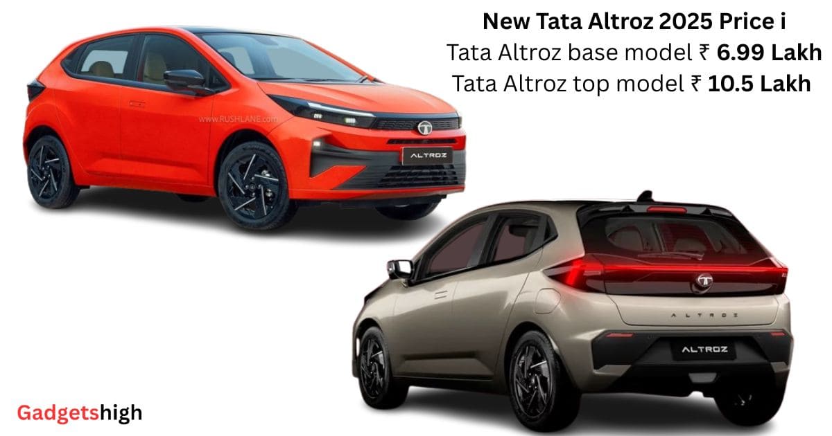 Tata Altroz 2025 – Price, Features, CNG Mileage in India