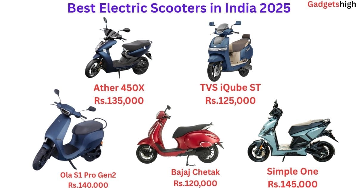 Best Electric Scooters: Mileage, Price, Review in India 2025