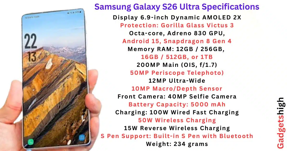 Samsung S26 Ultra
