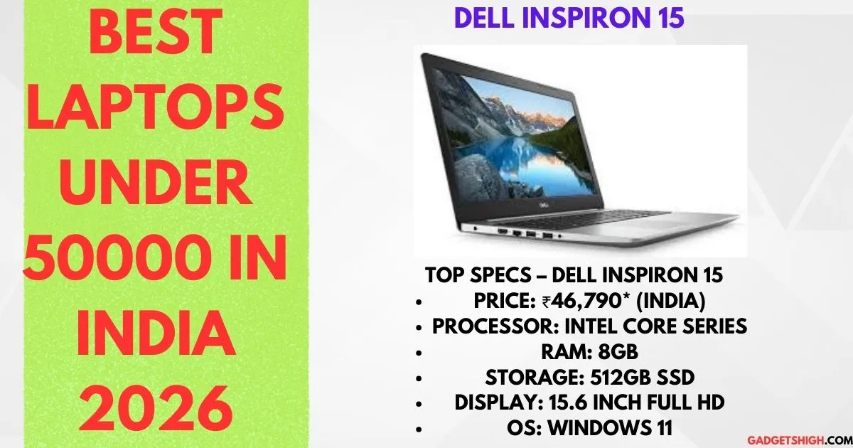 Best Laptops Under 50000 in India