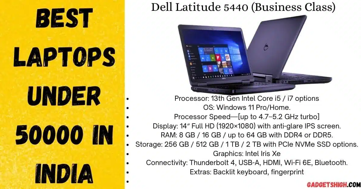 Best Laptops Under 50000