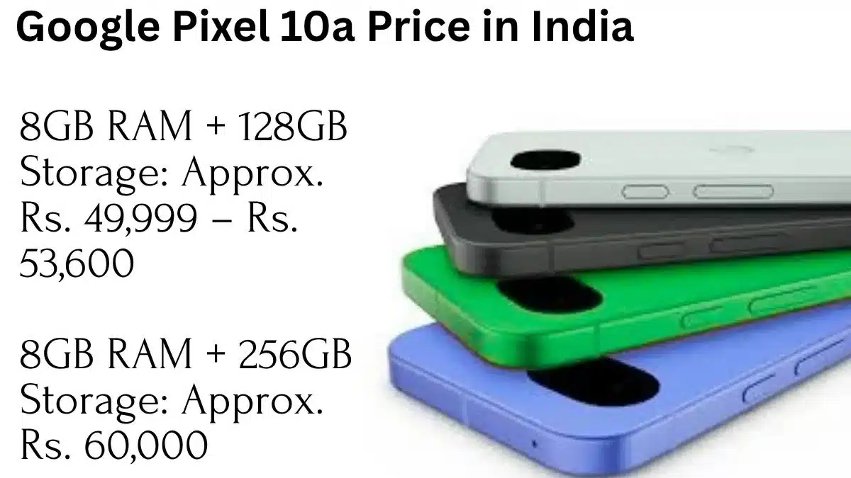 Google Pixel 10a Price in India