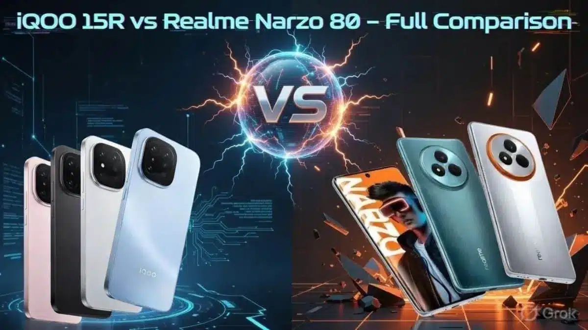 iQOO 15R vs Realme Narzo 80
