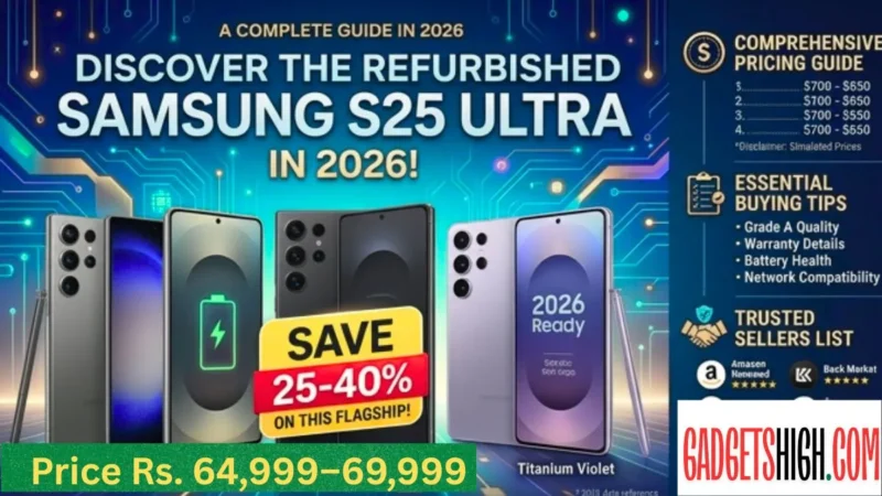Refurbished Samsung S25 Ultra – Best Price & Deals in 2026