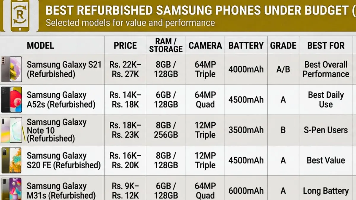 Samsung Refurbished Phones