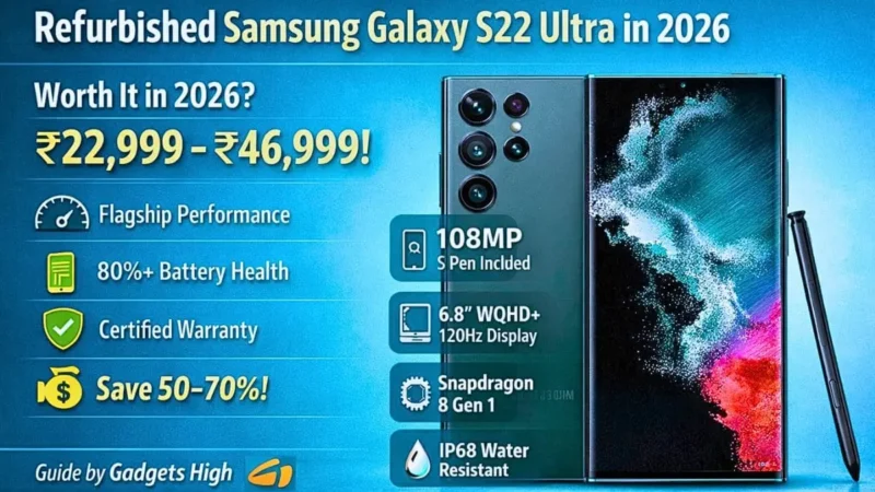 Buy Refurbished Samsung S22 Ultra 2026 Best Deals Under 50K