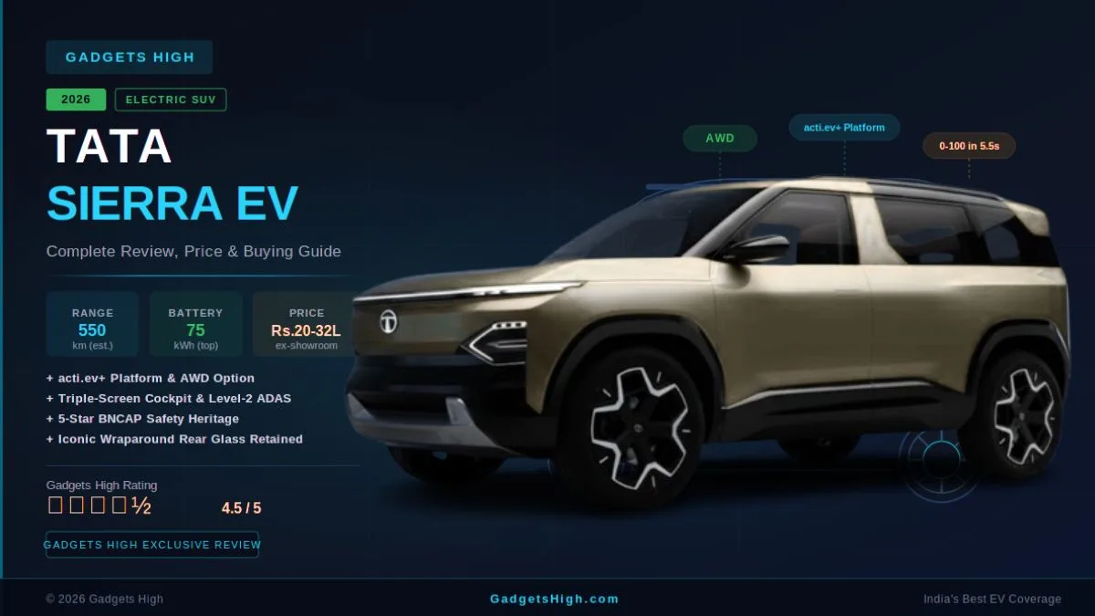 Tata Sierra EV Tata Sierra EV